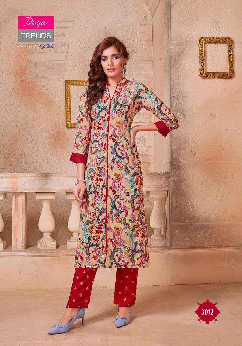 Biba's Vol-3 Diya Trends Rayon Palazzo Kurti Biba's Vol-3 Diya Trends Rayon Palazzo Kurti